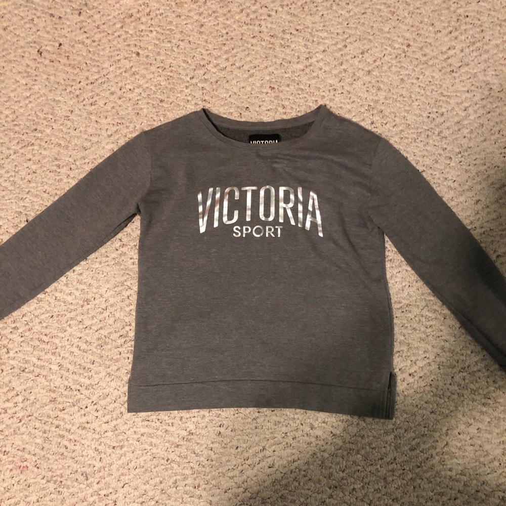 Victoria secret sport sweatshirt size small gray